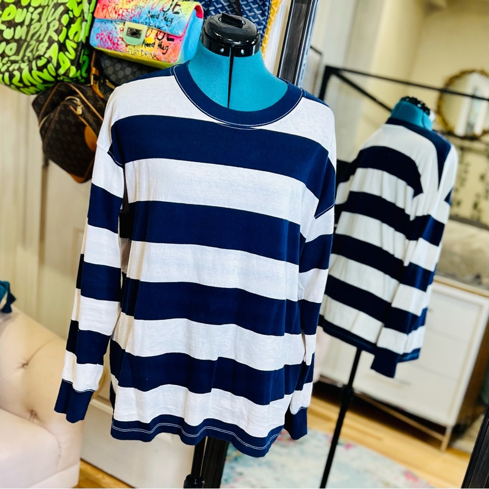 Aerie Oversized Crewneck Long Sleeve Tee
